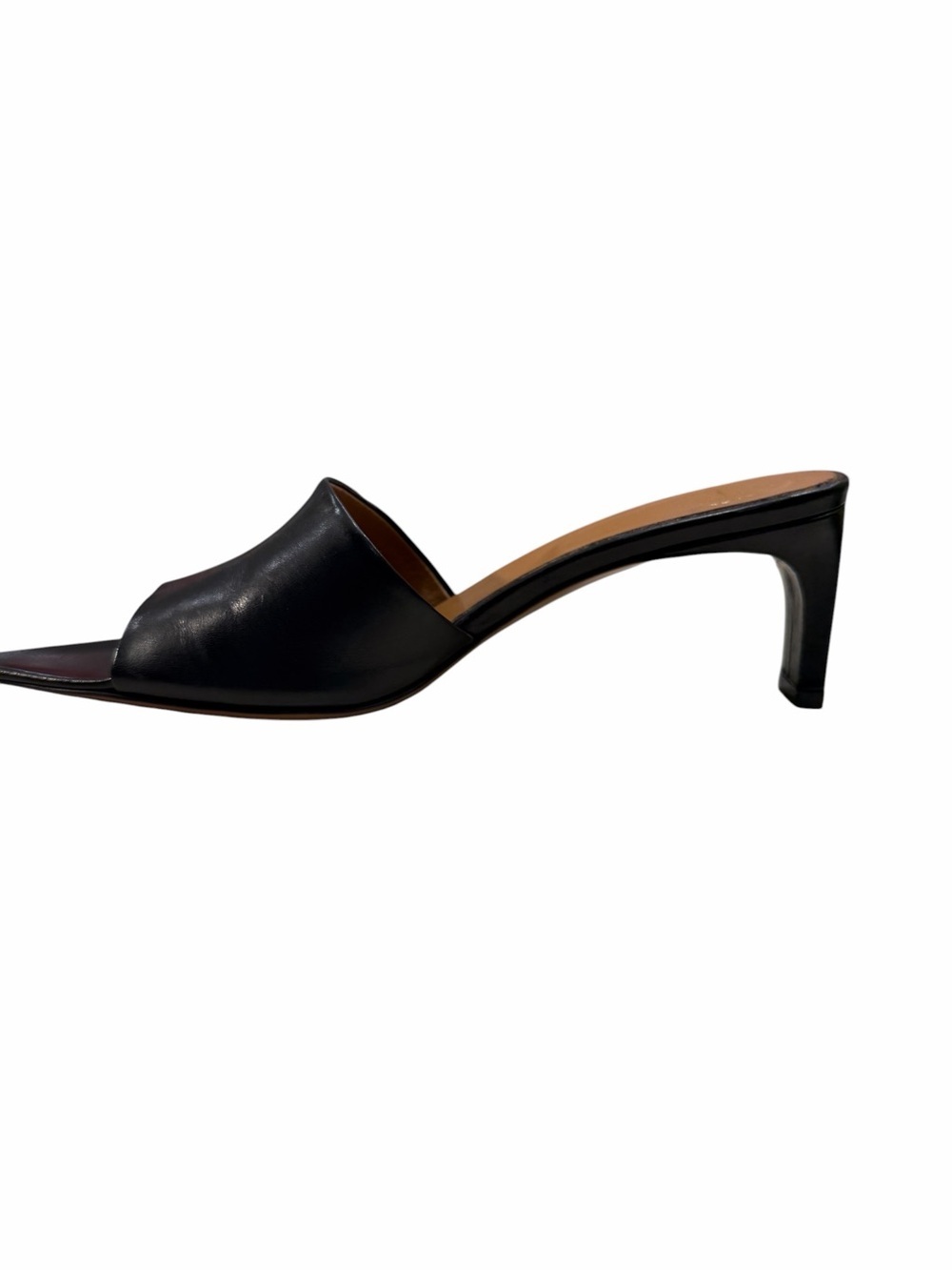 ATP Atelier Black NWOB Leather Pointed-Toe Mules. - Picture 5 of 10